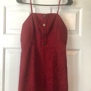 SHEIN |  Red | Corduroy Styled | Dress